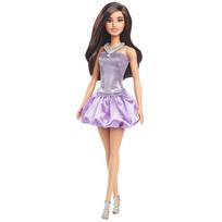 Barbie Fashionista Purple Balloon Doll Pretend for Ages 3 and HYT92 Skirt, Dress-Up House, Play, Up, Purple, beige
