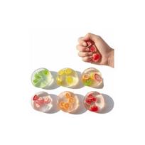 Matinis permatomas antistresinis siurprizas žaislas „Fruit Squishy“
