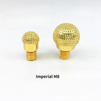 Paintless Dent Repair Tool Pure Copper Magic Ball Tip Head PDR Car Body Rods Hail Dent Levelling DIY Car Repair 1 pair Imperial M8 beige