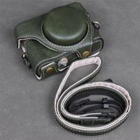 Canon SX740 HS Camera Case Cover SX730 Compact Digital Protective PU Leather Sleeve Bag Olive Green black