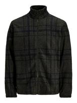JACK & JONES Flisinis džemperis 'JORSEBASTIAN' tamsiai žalia