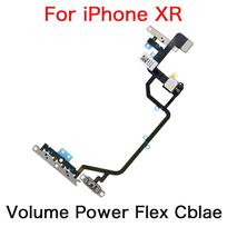 Power And Volume Button With Silent Switch  Flex Cable For iPhone X XR XS 11 12 Mini Pro Max Repair Replacement XR black