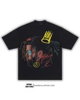 J Cole Pasaulio Galvos Dėžutė Dėžutė Vintažiniai Marškinėliai Grafika Reperiai Marškinėliai Retro Streetwear Y2K Unisex Marškinėliai M gray