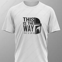 TAIP TAI YRA Mandalorian T-shirt Marškinėliai Su Screen Print Dizainu Naujas Vasaros Apvalia Kaklo Iškirpte Vyriškas Klasikinis Kvėpuojantis paprastas Trumpomis Rankovėmis 3XL gray
