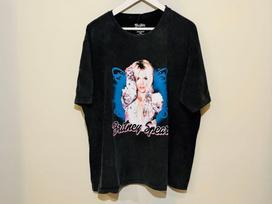BRITNEY SPEARS Airbrushed, T-shirt L white