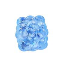 Squishy Snowflake Cubes Stress Ball Soft Fidget Sensory Toy for ADHD Autism Slow Rebound Squeeze Toy for Kids Christmas Gift white