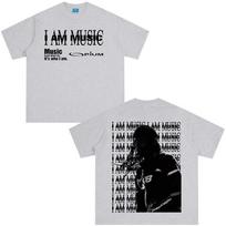 Rapper Playboi Carti I Am Music Tshirt Opium Ken Carson Narcissist T Shirts Unisex Women Hip Hop Oversized Tshirt Tops Streetwear 4XL white