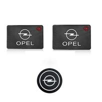 Silikoniniai padėkliukai gėrimams, neslystančios pagalvėlės mobiliesiems telefonams, automobilių dalys Opel Insignia Astra Antara Meriva Zafira H G Corsa black