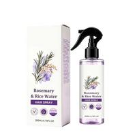 Rosemary Rice Water Hair Spray, Herbal Lightweight Mist, Smooth Shiny Hydrated Hair Care for All Types 1 PC white
