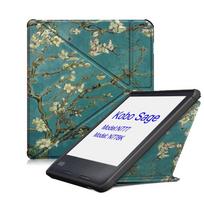 Kobo Sage 8 colių apsauginis dėklas iš TPU ir odos - N777/N778K KOBO Sage (Model: N777/N778K) gray