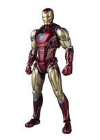 TAMASHII NATIONS Keršytojai Geležinis žmogus Mark 85 155 mm dažyta judama figūrėlė SHFiguarts (Keršytojai / Žaidimo pabaiga) apytiksliai. PVC ir ABS ir liejimas black