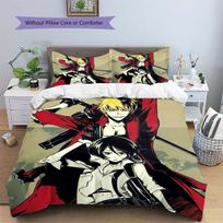 Bleach Nice Fan Gift Anime Style Patterned Duvet Cover Set Daily Use Bedding Bedroom Ornament Exquisite Design -xia81 160*200cm/63x79in Single/Twin 3pcs white