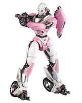 „Doyusha Transformers“ kamanė Arcee, bendras ilgis 92 mm, plastikinis modelis SK04, rožinis rožinė