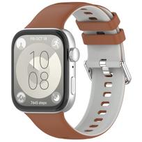 Daugiaspalvė apyrankė Huawei Watch Fit 3 apyrankei, išmaniojo laikrodžio sportinė apyrankė Huawei watch Fit3 apyrankei, priedai Huawei watch Fit3 brown