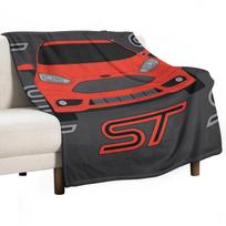 Fiesta ST Throw Blanket Bed linens Sofa Quilt cosplay anime Flannel Blankets 30x40in red