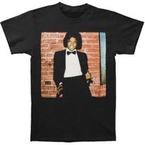 Michael Jackson Men's Off The Wall Slim-fit T-Shirt Black | Officially Licensed Merchandise XXXXL juoda