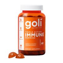 Triple Action Immune Gummies, 60 Pieces