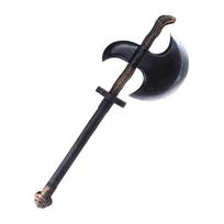Helovino kirvis Juokingas Baisus Kostiumas Žaislas Kostiumo Aksesuarai Mažas kirvis Rekvizitas Netikras kirvis Maskaradui Cosplay Helovinui Suaugusiems black