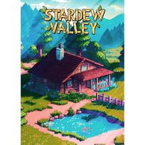 Classic Casual Game Stardew Valley Posters Funny Forest Farm Life Prints Canvas Painting Wall Art Picture Home Living Room Decor 50X80cm Unframed blue