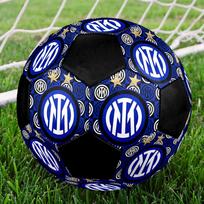 Inter Milan Soccer Ball Size 5 Colorful Machine Stitched PVC Competition Ready Durable High-Bounce