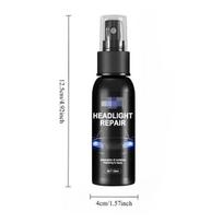 Car Headlight Polishing Agent - Scratch Remover and Renewal Polish Liquid for Headlight Restoration Kit 30ml black