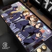 Anime K-ON Mouse Pad Large Keyboard Mouse Desk Pad XXL Non-Slip Rubber Gaming Mouse Pad Laptop Mouse Carpet 30cmx60cm(11.8x23.6inch) brown