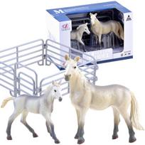 ANIMALS FARM SERIES figūrėlių rinkinys „Arklys ir kumeliukas“ HORSES COLLECTION ZA3391