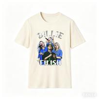 Billie Eilish Graphics Vintage T-shirt Men's Women's Summer Cotton Y2K Clothing Fashion Round Neck Short Sleeved Top L white