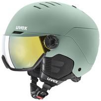 Slidinėjimo šalmas UVEX Wanted Visor 58–61 cm L žalias