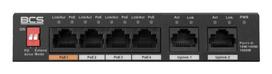 BCS BCS-L-SP04G02G(2) Ne-valdomas Gigabit Ethernet (10/100/1000) Maitinimas per Eternetą (PoE) Desktopas Juoda