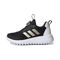 Adidas ActiveFlex BOA 3.0 Boa Fabric Comfortable Slip Resistant Low top Kids' Running Shoes Black Gold Kids' IG0588 29 black