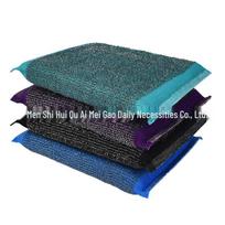 Durable Steel Wire Scouring Pad & Magic Eraser for Stain Removal in Kitchens gray