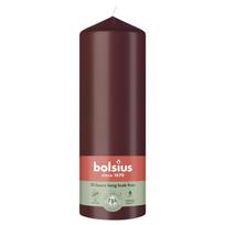 Žvakė, cilindrinė Bolsius Velvet Red, 20/6.8 cm