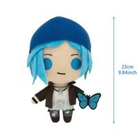 TreasuringU Life Is Strange Pliušinis žaislas Šauni Chloe Price Įdaryta lėlė Juokinga Max Caulfield Pliušinis žaislas Žaidimo pliušinė lėlė Gimtadienio dovanos blue