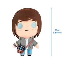 TreasuringU Life Is Strange Pliušinis žaislas Šauni Chloe Price Įdaryta lėlė Juokinga Max Caulfield Pliušinis žaislas Žaidimo pliušinė lėlė Gimtadienio dovanos brown