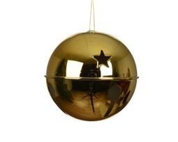 Eglutės žaisliukas Decoris Bell, aukso, geležis/polistirenas