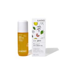 Aminu Vit C Body Oil for Brightening, Dryness, Uneven Tone & Texture, Dullness – Non-greasy, Nourishing white