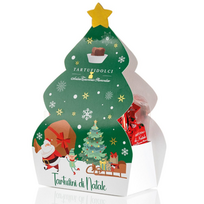 ANTICA TORRONERIA PIEMONTESE šokoladiniai triufeliai Tartufini Green Box “Alberello” 180 g