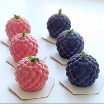 Animal Fruit 3D Silicone Mold Cake Decoration Fondue Chocolate Pastry Cookie Kawaii DIY French Mousse Dessert Baking Tools blue