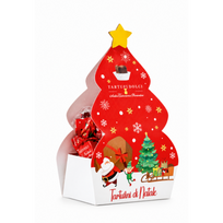 ANTICA TORRONERIA PIEMONTESE šokoladiniai triufeliai Tartufini Red Box “Alberello” 180 g