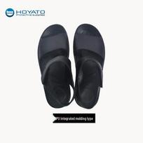 Summer Anti-static Velcro Lightweight Breathable Non-slip Work Sandals SPU integral molding;39 black
