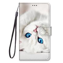 Funda Galaxi A54 Piniginės telefonų knygos dėklas, skirtas Samsung Galaxy A14 A04 A04s A54 5g dėklai 3d Cat Rose Oda Atverčiamas dangtelis Capinha Samsung A14 (4G) 5G gray