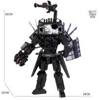 Skibidi Toilet DrillMan Block Titans Speaker Man Clock Man Tv king Speakerman GMan 2025 New Skibidi Building Block Drillman