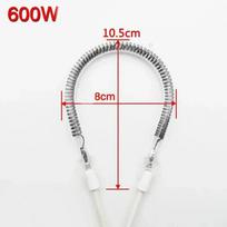 Elektrischer Heating Element Bulb Light-wave Bath Rooms Ovens Toasters Electric Heaters 220V 600W/900W Fast Heating gray