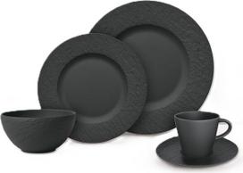 Villeroy & Boch Pusryčių rinkinys Manufacture Rock, 20 dalių rinkinys