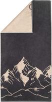 Cawo Vonios rankšluostis Alpenchic Berge 70 x 140 cm, granito spalvos