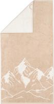 Cawo Vonios rankšluostis Alpenchic Berge 70 x 140 cm, natūralios spalvos