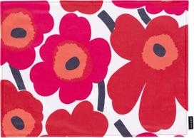 Marimekko Padėklas po lėkšte Pieni Unikko, baltai raudonas