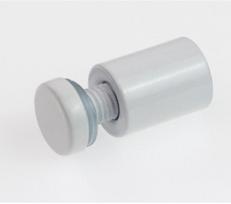 10 vnt. 12 mm stiklo tvirtinimo detalių, nerūdijančio plieno, akrilo, reklamos atramos, kaiščių vinys, skelbimų lentos tvirtinimo varžtai, furnitūra (WHITE,12x20mm&10PC) balta