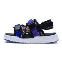 Li Ning Youth Coca Casual Sports Sandals Kids Sandals Black Purple YKUS010-1 35 black